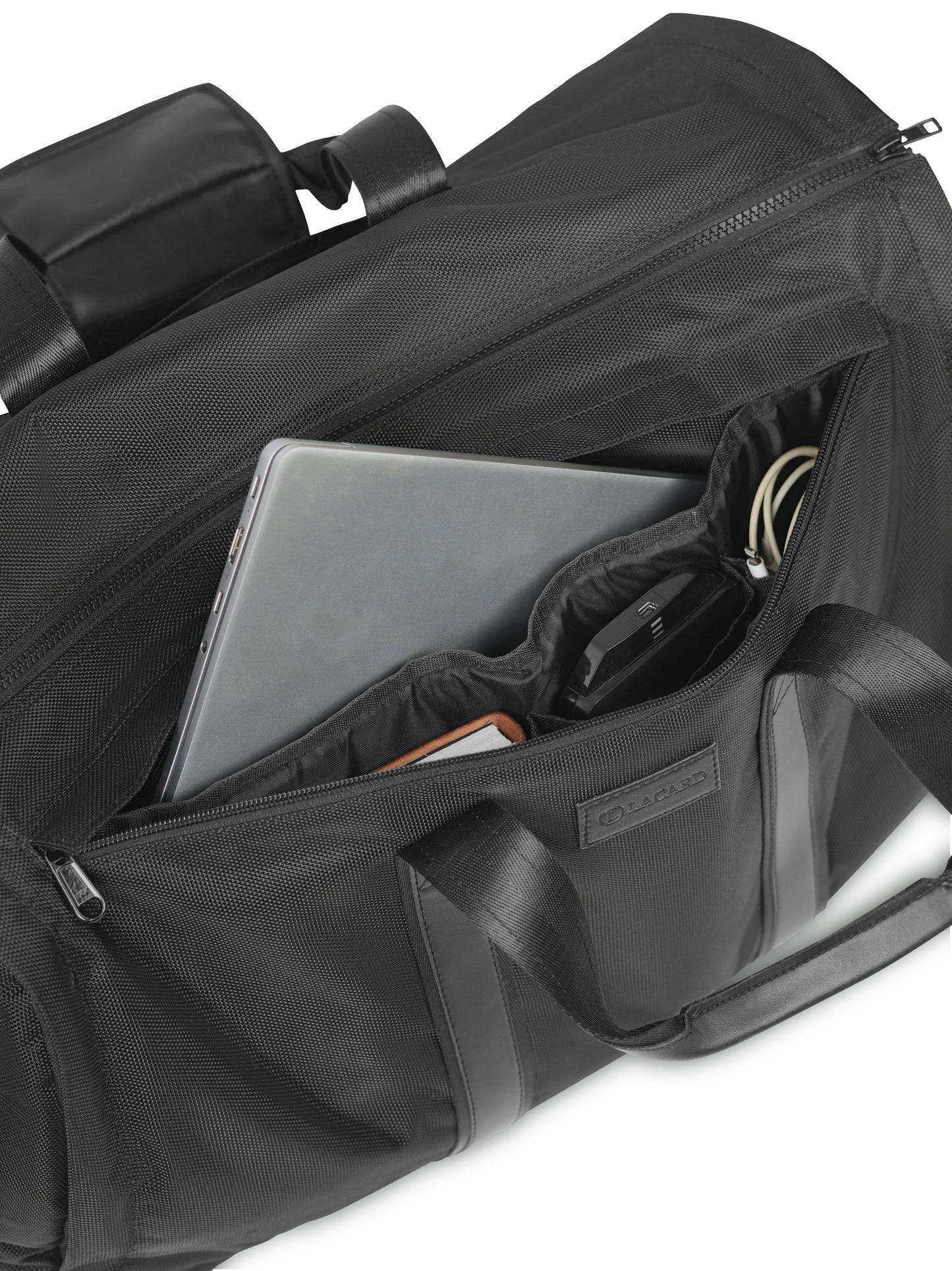 Trolley Duffel Bag- Black