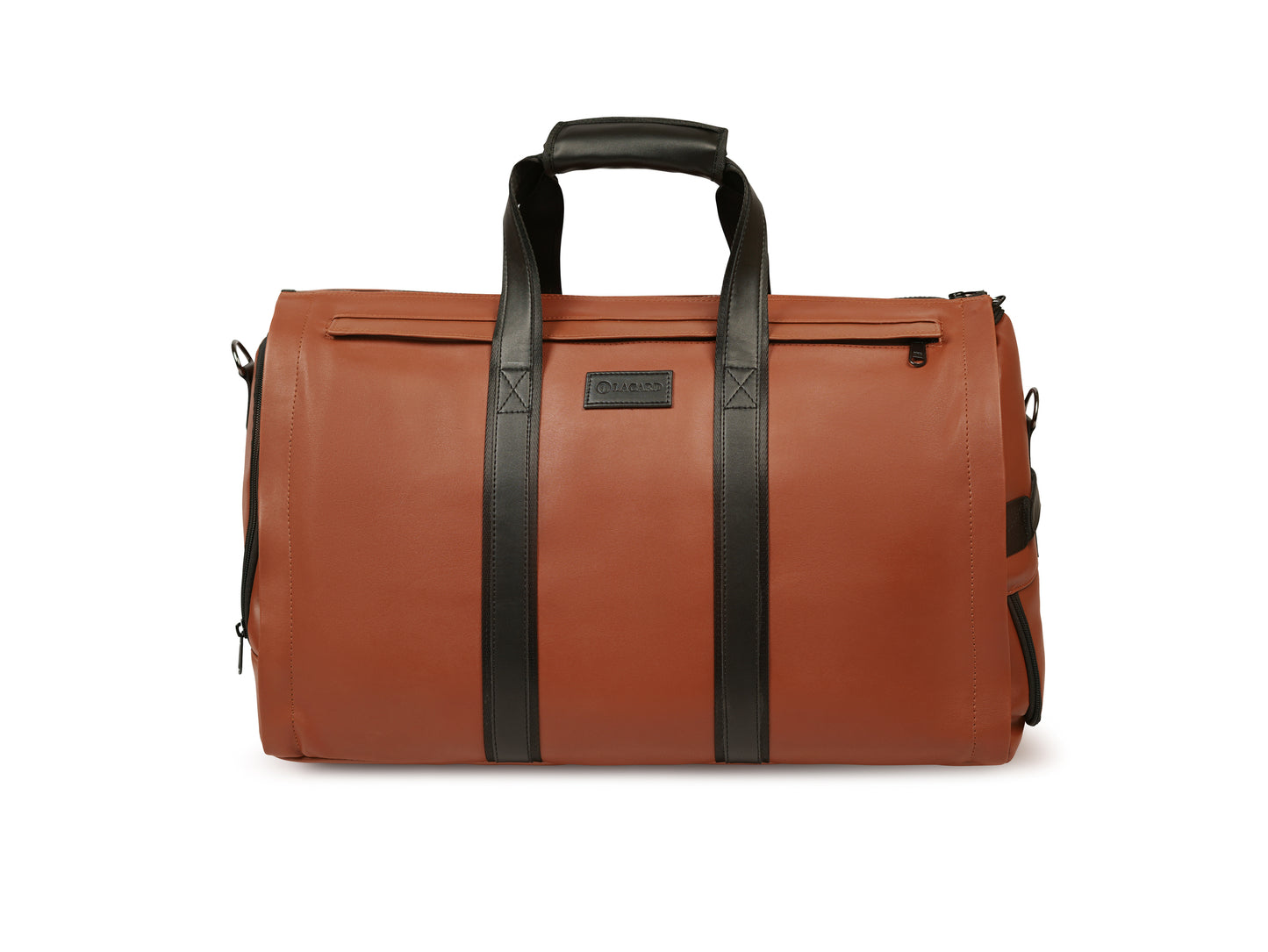 Trolley Duffel Bag- Tan Leather