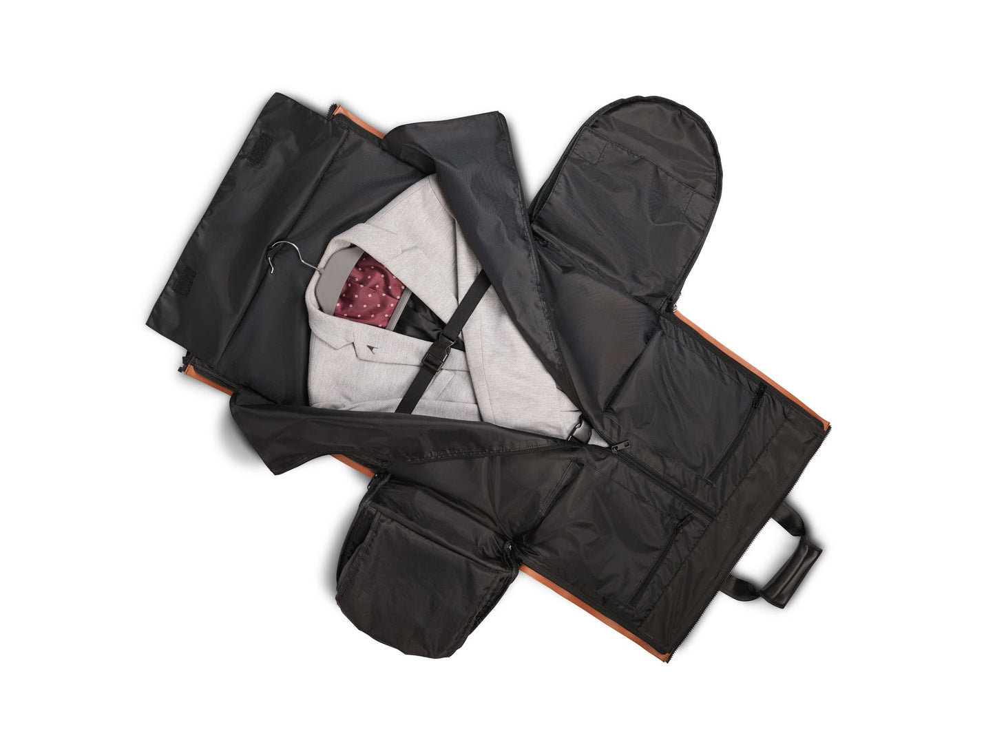 Trolley Duffel Bag- Tan Leather